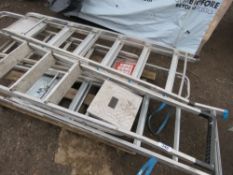 4NO ALUMINIUM STEP LADDERS. SOURCED FROM COMPANY LIQUIDATION.