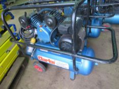 CLARKE 110VOLT COMPRESSOR ON WHEELS.