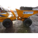 THWAITES 3 TONNE SWIVEL SKIP DUMPER YEAR 2016 BUILD. REG:KX66 EXL. 1101 REC HOURS. PN:D101 SN:SLCM