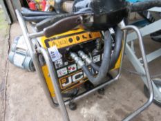 JCB HYDRAULIC BREAKER PACK WITH ANTI VIBRATION GUN AND HOSE.
