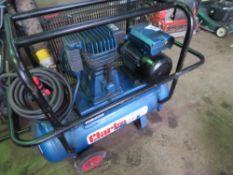 CLARKE 110VOLT COMPRESSOR ON WHEELS.