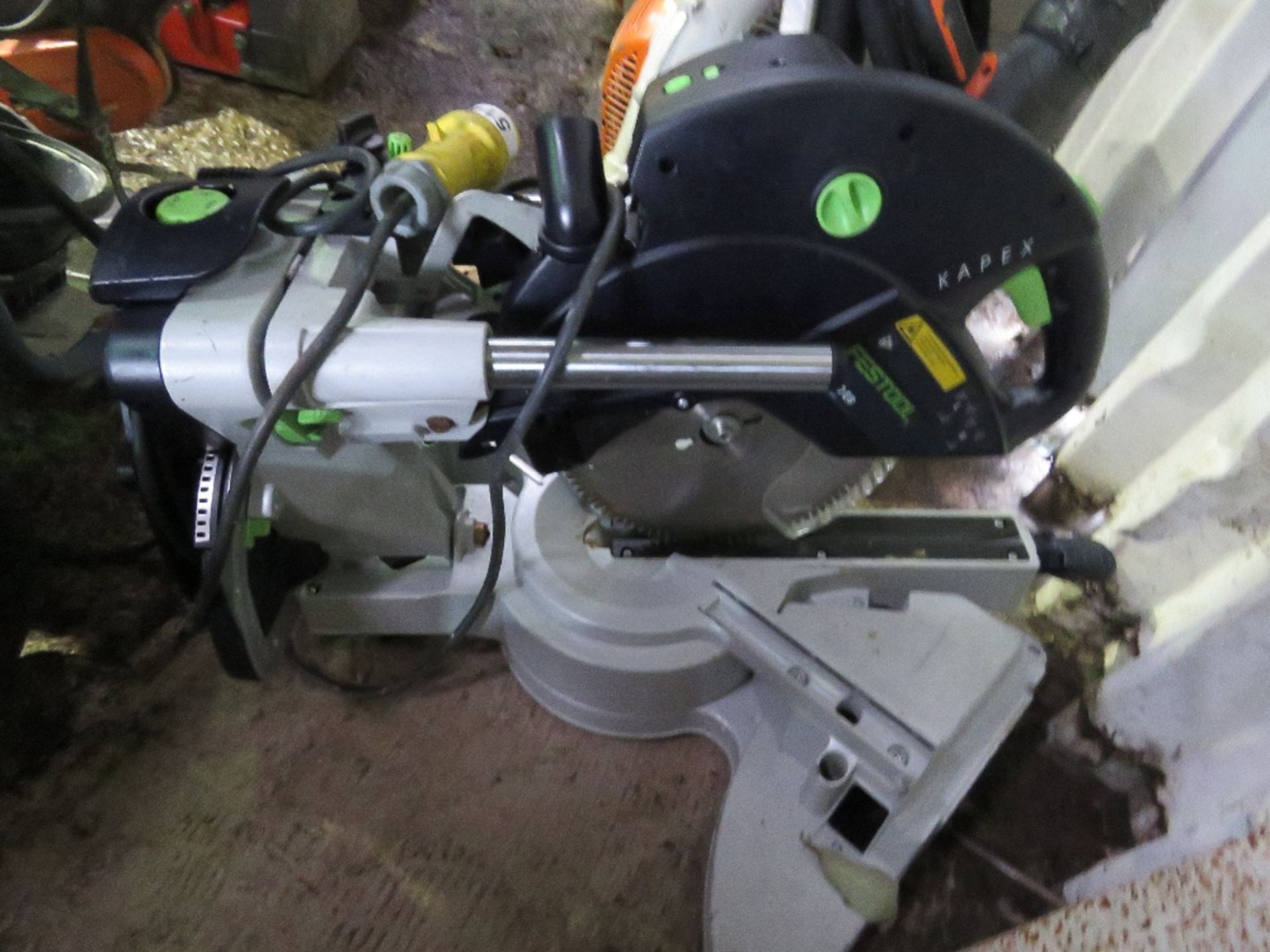 FESTOOL 110VOLT MITRE SAW WITH SLIDING HEAD. - Image 3 of 3