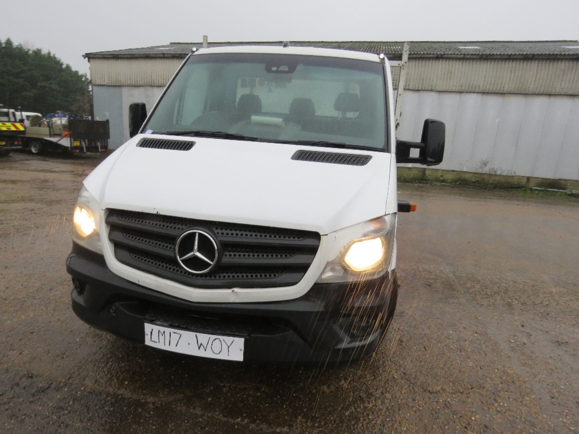 MERCEDES SPRINTER 316CDI LWB PICKUP TRUCK REG:LM17 WOY. WITH V5 AND MOT UNTIL 12/06/24. 265,281 REC - Image 2 of 13