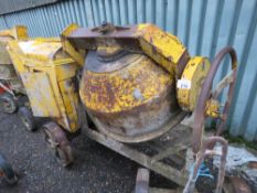 DIESEL ENGINED SITE MIXER, NO HANDLE.