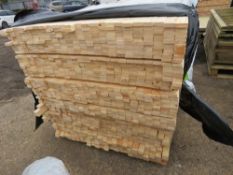 EXTRA LARGE PACK OF UNTREATED VENETIAN PALE / TRELLIS TIMBER BATTENS: 1.83M X 45MM X 17MM APPROX.