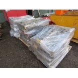 3 X PALLETS OF HERAS TYPE FENCE BASES / FEET. THIS LOT IS SOLD UNDER THE AUCTIONEERS MARGIN SCHEME,