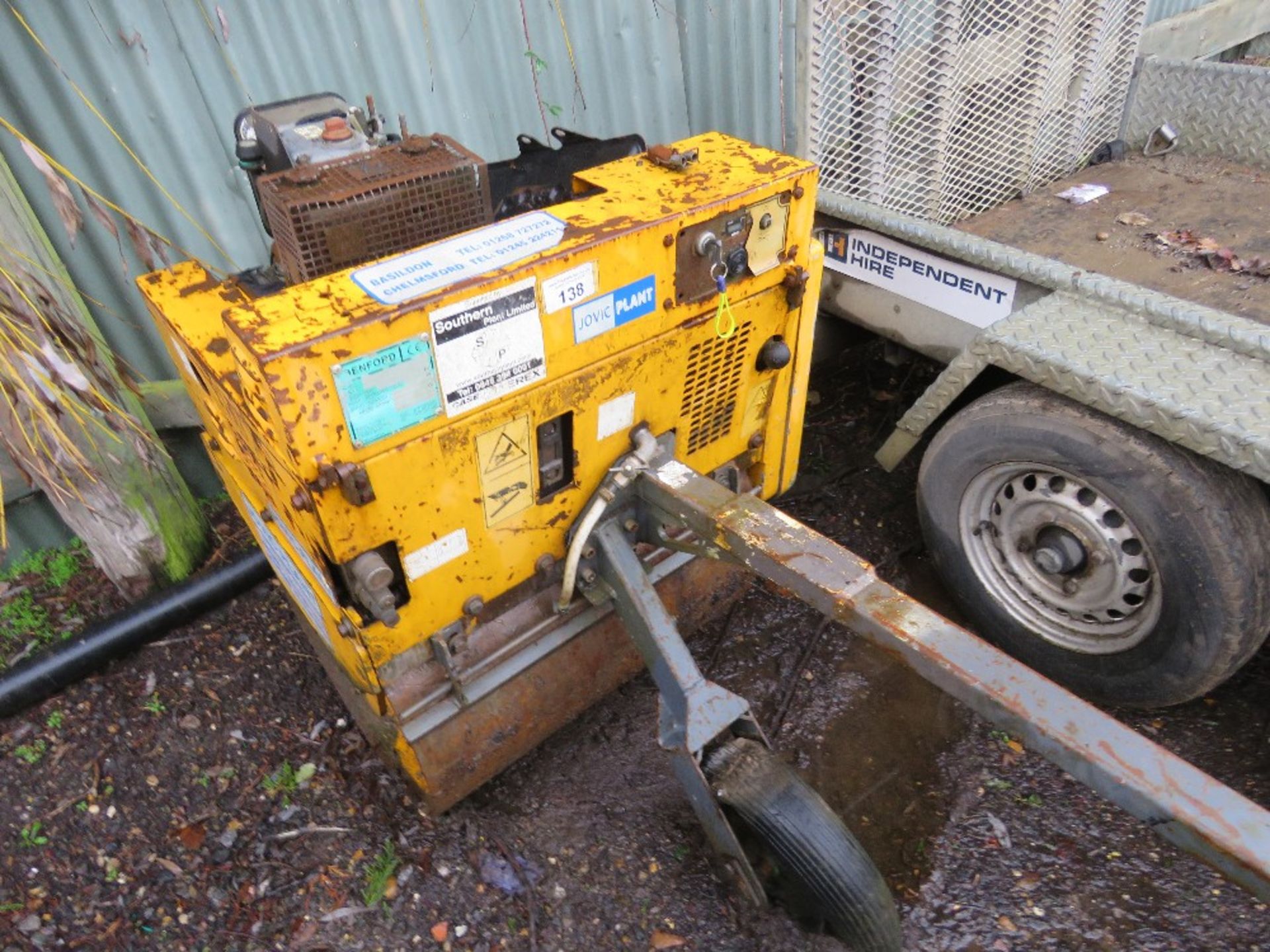 BENFORD TEREX SINGLE DRUM ROLLER FOR SPARES/REPAIR, YEAR 2013.