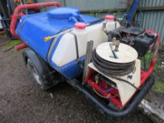BRENDON ROAD TOWED WASHER BOWSER WITH YANMAR DIESEL ENGINE. WHEN TESTED WAS SEEN TO RUN AND PUMP.