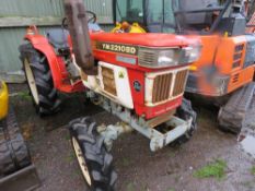 YANMAR YM2210D COMPACT AGRICULTURAL TRACTOR, 4WD, AGRICULTURAL TYRES, WITH REAR LINKAGE. FROM LIMITE