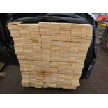 EXTRA LARGE PACK OF UNTREATED TOP CAP TIMBER BOARDS: 120MM X 20MM X 2M LENGTH APPROX. 405NO IN TOT