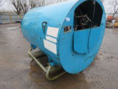 FUEL PROOF 2000LITRE BUNDED FUEL STORE WITH 12VOLT PUMP, HOSE AND GUN. THIS LOT IS SOLD UNDER TH