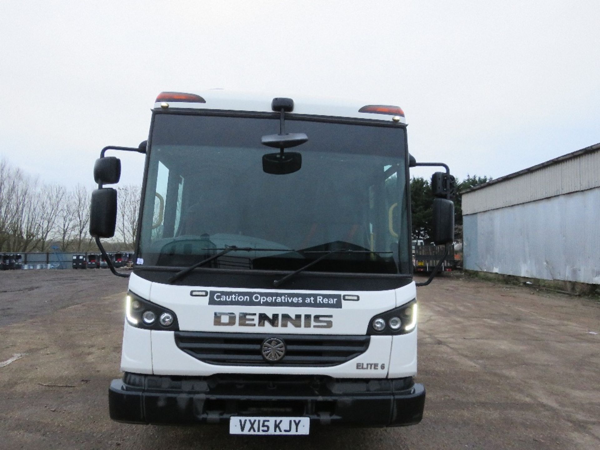 DENNIS EAGLE ELITE EURO 6 REFUSE TRUCK WITH BIN LIFTS. REG:VX15 KJY ...