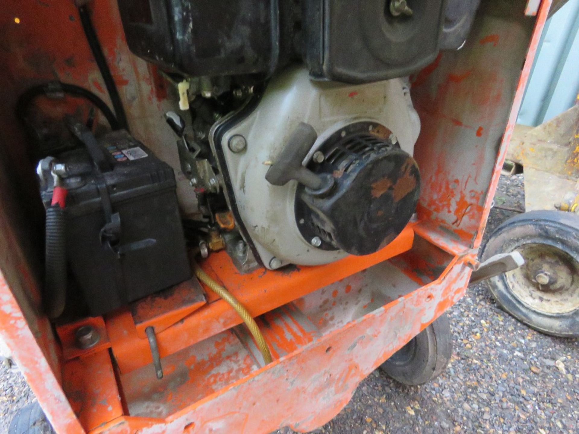 BELLE 100XT YANMAR ENGINED CEMENT MIXER. WHEN TESTED WAS SEEN TO RUN AND DRUM TURNED. - Image 4 of 5