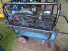 CLARKE 110VOLT COMPRESSOR ON WHEELS.