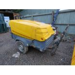 ATLAS COPCO XS67 ROAD TOWED COMPRESSOR, YEAR 2007 BUILD.