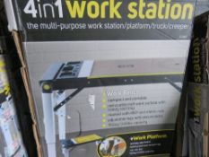 3 X MULTI PURPOSE WORK STATION UNITS 4 IN 1 TYPE, BOXED.