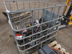 STILLAGE CONTAINING FUEL TRANSFER PUMPS AND EQUIPMENT. SOURCED FROM COMPANY LIQUIDATION.