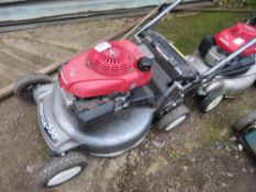 HONDA HRD536 PETROL MOWER, NO COLLECTOR.