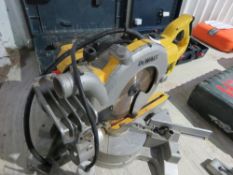 DEWALT 110VOLT MITRE SAW. SOURCED FROM LOCAL DEPOT CLOSURE.