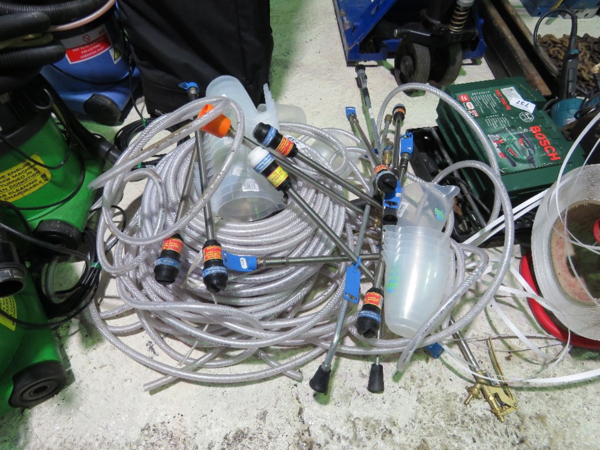 HOSES, JUGS AND PRESSURE WASHER PARTS. SOURCED FROM COMPANY LIQUIDATION. THIS LOT IS SOLD UNDER - Image 3 of 4