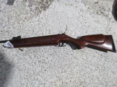 AIR RIFLE WITH SILENCER. THIS LOT IS SOLD UNDER THE AUCTIONEERS MARGIN SCHEME, THEREFORE NO VAT W