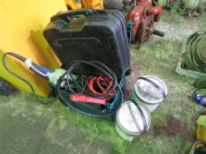 SUNDRY ITEMS: JUMP LEADS, DRILL BITS, GRINDER ETC. SOURCED FROM COMPANY LIQUIDATION. THIS LOT IS