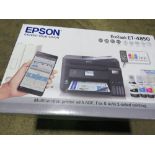 EPSON ET4850 PRINTER, BOXED. SOURCED FROM COMPANY LIQUIDATION.