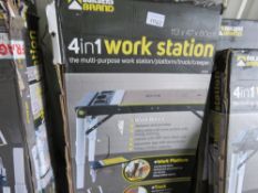 2 X MULTI PURPOSE WORK STATION UNITS 4 IN 1 TYPE, BOXED.