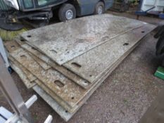 10NO ENDURAMAT TRACK MATS, 1.23M X 2.45M APPROX. SOURCED FROM COMPANY LIQUIDATION. THIS LOT IS S