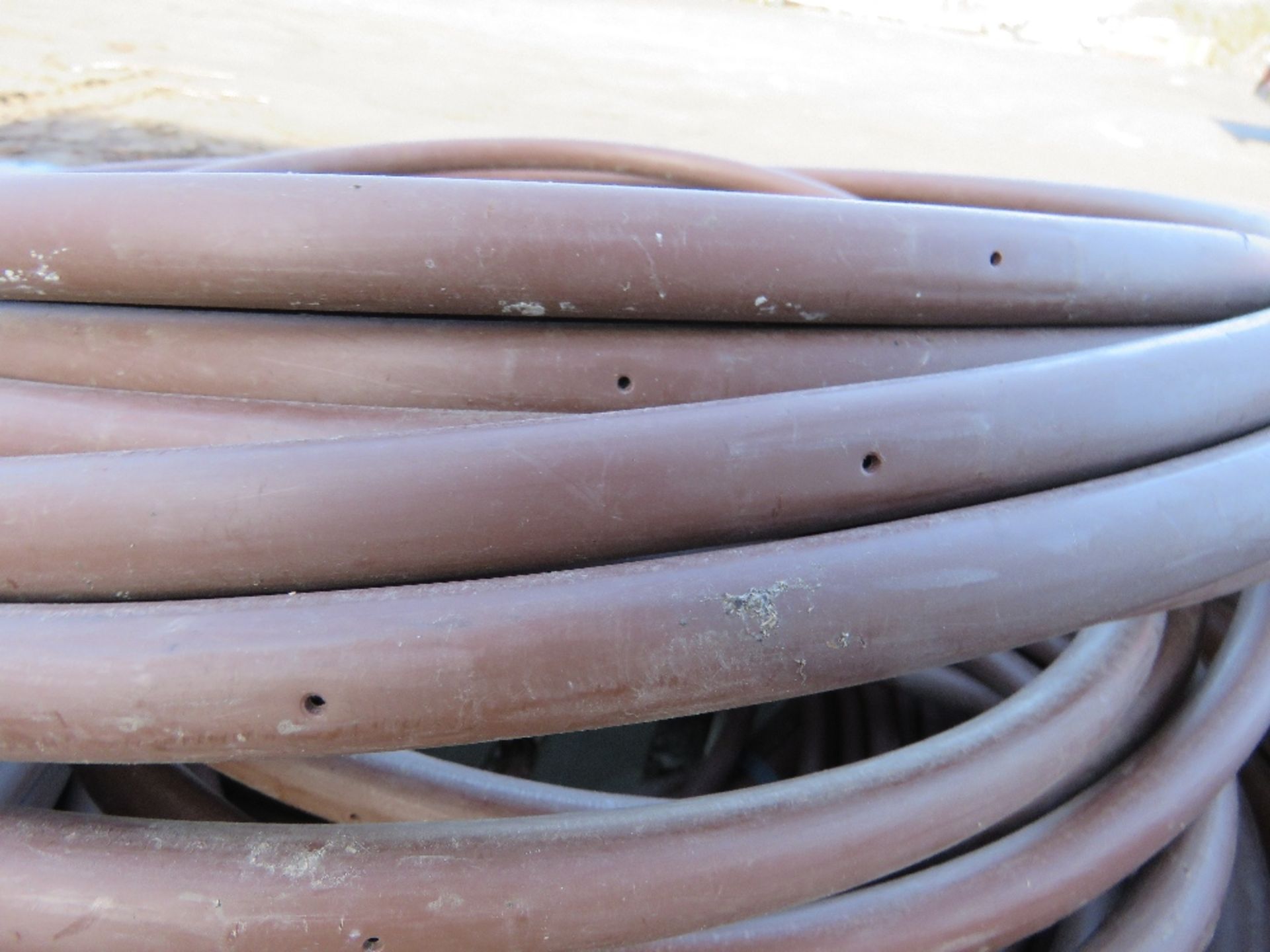 PALLET OF BROWN WEEPING IRRIGATION PIPING. THIS LOT IS SOLD UNDER THE AUCTIONEERS MARGIN SCHEME, - Image 3 of 3