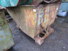 1 X FORKLIFT MOUNTED TIPPING SKIP, SOURCED FROM DEPOT CLEARANCE.