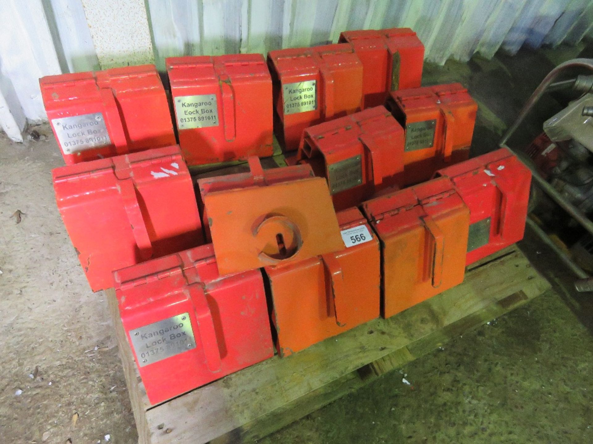 12 X KANGAROO BIG HOOK SKIP LOCK BOXES. THIS LOT IS SOLD UNDER THE AUCTIONEERS MARGIN SCHEME, THE - Image 2 of 2