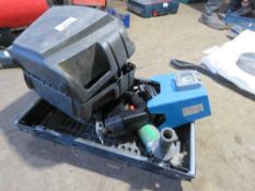 240V JIGSAW, GRINDER, CIRCULAR SAW AND JUNCTION SAW IN BOX.