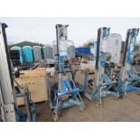 GENIE SLA10 MANUAL OPERTED HOIST / LIFT UNIT WITH FORKS. DIRECT FROM LOCAL COMPANY.