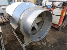 CENTRIFUGAL DUCT FAN UNIT, LOOK LIKE STAINLESS STEEL. MADE BY FAN ENGINEERING MIDLANDS LTD. 1.65M O