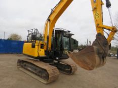 JCB JS131LC+ 13 TONNE STEEL TRACKED EXCAVATOR, YEAR 2016 BUILD. TIER 4F EMMISSIONS RATED. SUPPLIED W
