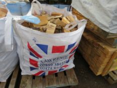 BULK BAG CONTAINING HARDWOOD LOGS. THIS LOT IS SOLD UNDER THE AUCTIONEERS MARGIN SCHEME, THEREFO