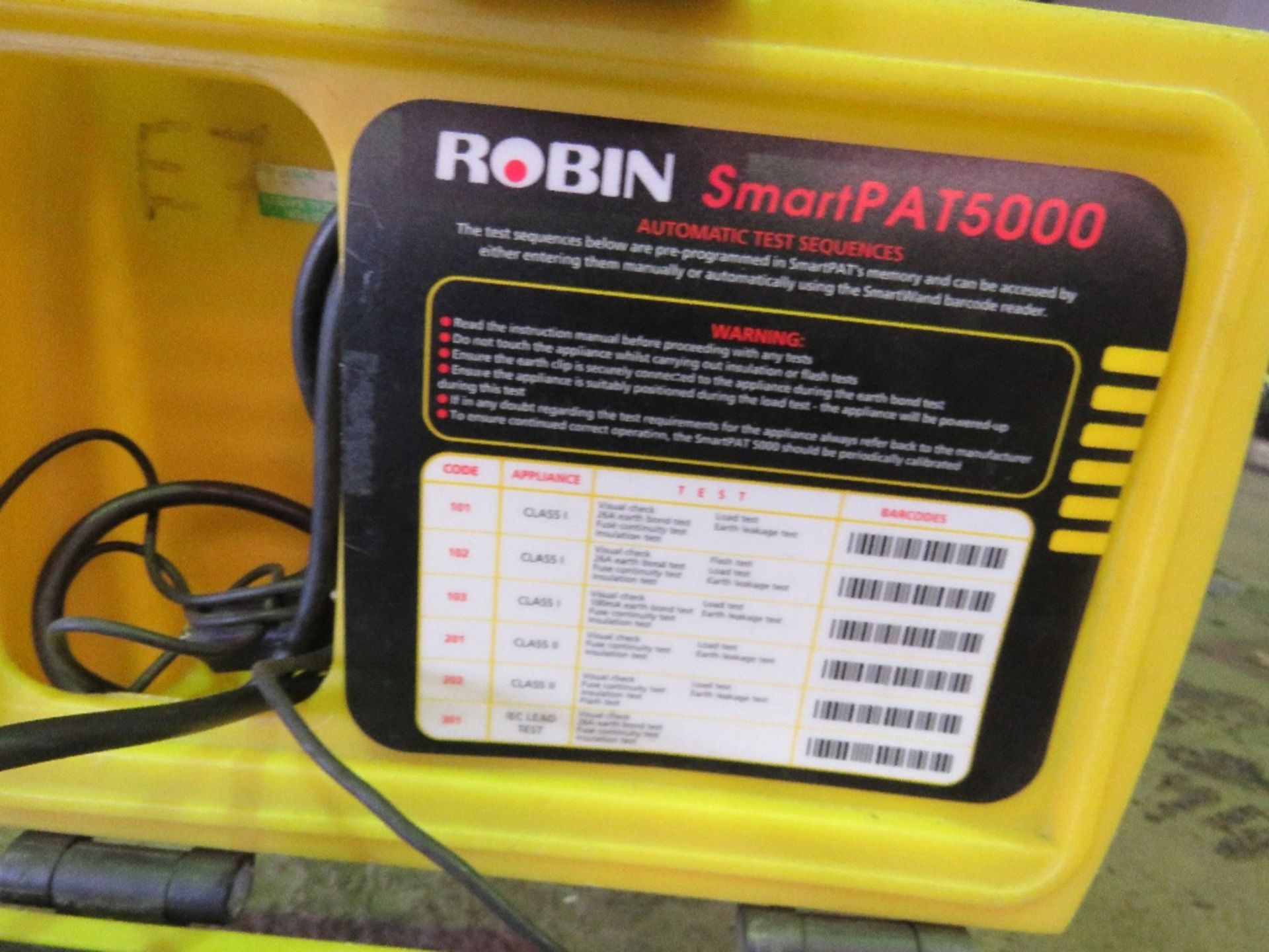 ROBIN PAT TESTER UNIT. - Image 4 of 4