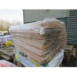LARGE PACK OF UNTREATED SHIPLAP CLADDING TIMBER: 1.73M LENGTH X 100MM WIDTH APPROX.