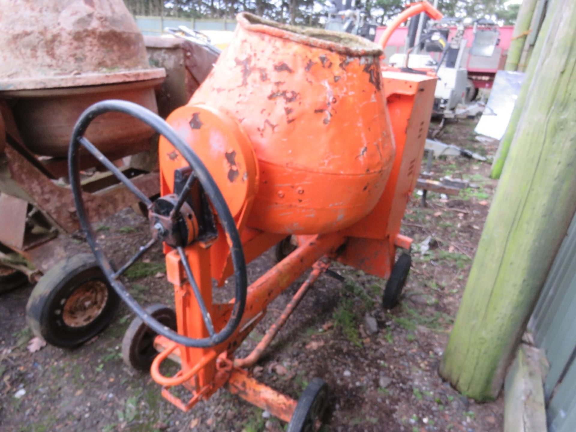 BELLE YANMAR ENGINED ELECTRIC START CEMENT MIXER - Image 2 of 3