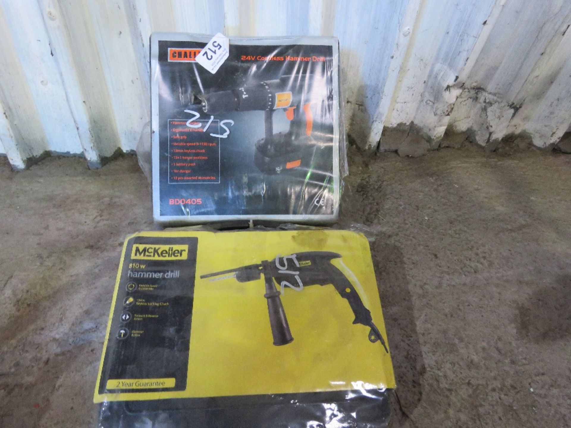 2 X ELECTRIC DRILLS.OWNER RETIRING. THIS LOT IS SOLD UNDER THE AUCTIONEERS MARGIN SCHEME, THEREFO - Image 4 of 4