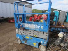 GENIE GS1932 SCISSOR LIFT ACCESS UNIT. YEAR 2008 BUILD. SN:GS3008C-988. WHEN TESTED WAS SEEN TO DRI