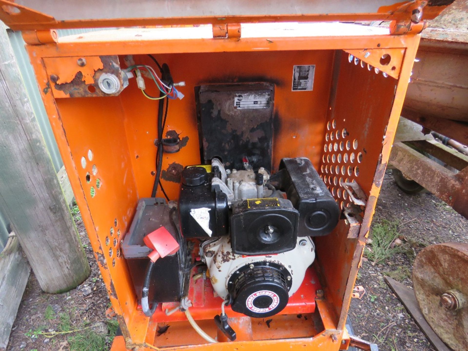 BELLE YANMAR ENGINED ELECTRIC START CEMENT MIXER - Image 3 of 3