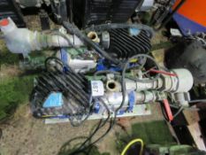 2 X HIGH PRESSURE WATER PUMPS. SOURCED FROM COMPANY LIQUIDATION. THIS LOT IS SOLD UNDER THE AUCT
