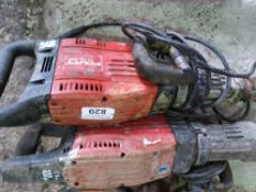 2 X HILTI TE900AVR BREAKER DRILLS, 110VOLT.