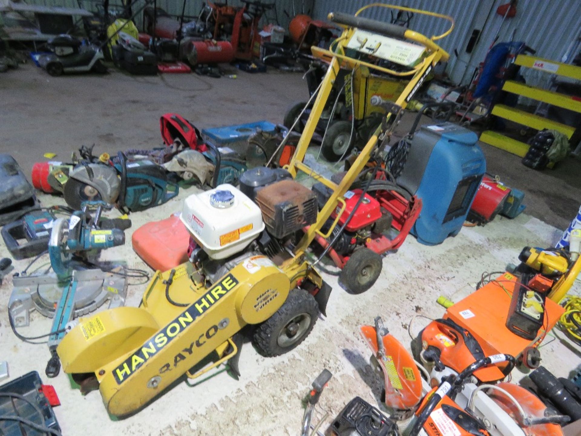 HEAVY DUTY PETROL ENGINED STUMP GRINDER. SOURCED FROM LOCAL DEPOT CLOSURE. - Image 2 of 6