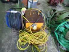 TRANsFORMER PLUS EXTENSION LEADS. SOURCED FROM COMPANY LIQUIDATION. THIS LOT IS SOLD UNDER THE AU