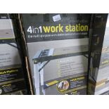 2 X MULTI PURPOSE WORK STATION UNITS 4 IN 1 TYPE, BOXED.