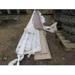 QUANTITY OF PLASTIC WIDE BOARD CLADDING, MAINLY 16-20FT LENGTH APPROX. THIS LOT IS SOLD UNDER THE