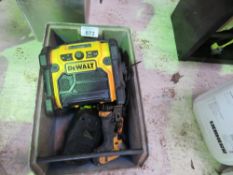 ASSORTED DEWALT BATTERY TOOLS PLUS A RADIO. THIS LOT IS SOLD UNDER THE AUCTIONEERS MARGIN SCHEME,